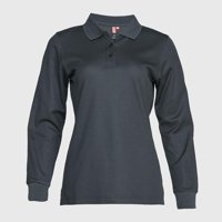 Jayson - Polera Ml Mujer Waffle Gris Oscuro S