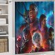thumbnail image 5 of Puerta de Baldur-theme 4-Piece Shower Curtain Set with Rugs, Waterproof Bathroom Decor Set Includes Bath Mat, U-Shaped Rug, Toilet Lid Cover and Curtain with Hooks, 5 of 6