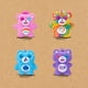 thumbnail image 5 of Peluche Fuggler Care Bears Grumpy Bear 22 cm de ZURU, 5 of 9
