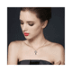 thumbnail image 4 of Collar de Acero Con Colgante de Cruz y Circones, 4 of 4