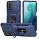 thumbnail image 1 of Funda Armada para Motorola Moto G 5G 2024 con Tapa Deslizante y Soporte Magnético Giratorio Azul, 1 of 5