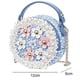 thumbnail image 2 of Bolso bandolera para niña con flores de perla, minibolsos de princesa adorables, 2 of 5