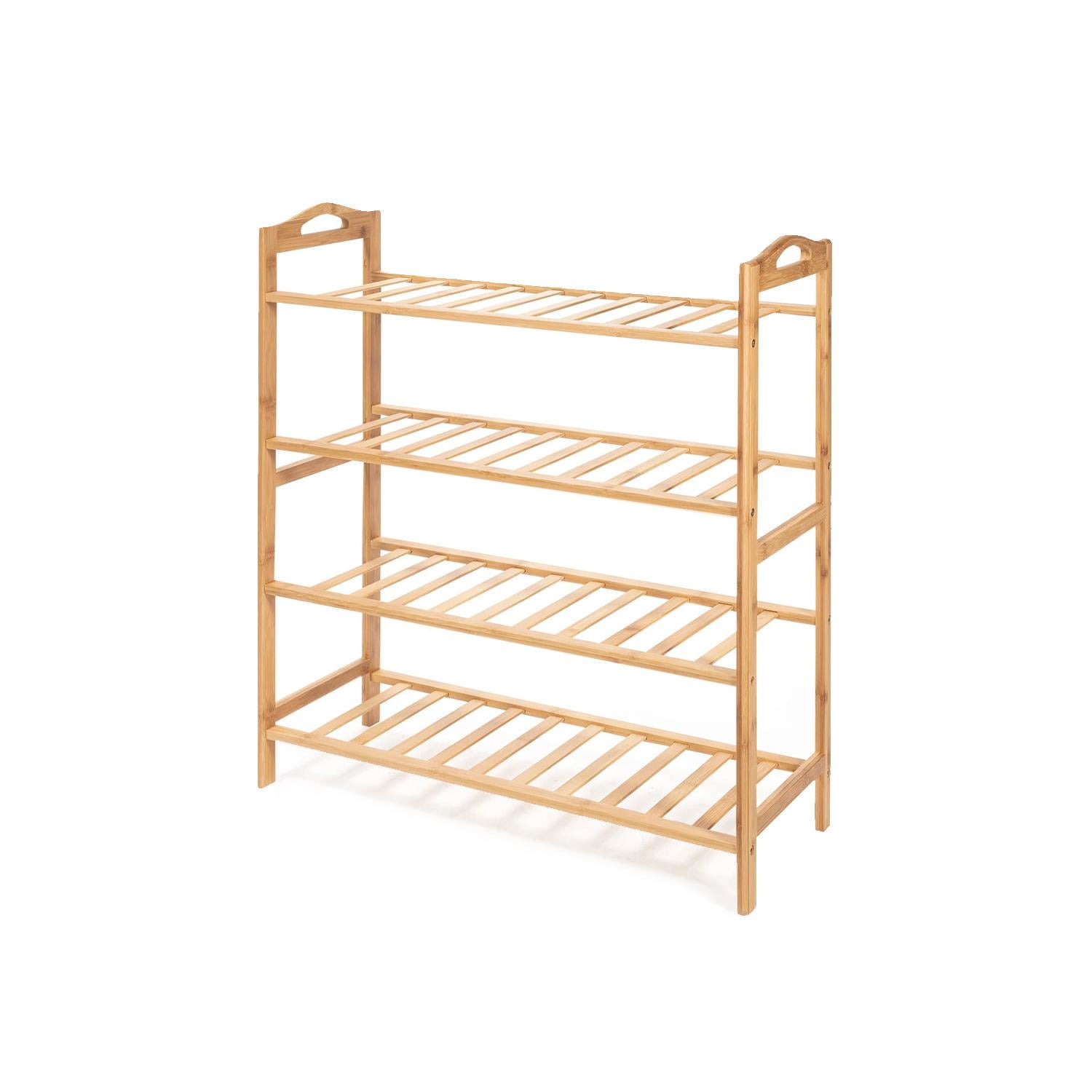 Sohogar - Estante De Bambú 4 Niveles 67x27 Cm