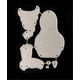 thumbnail image 4 of Cutting Dies Annchaos Merry Christams Scrapbooking, 6 unidades, 4 of 6