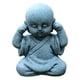thumbnail image 3 of Mini Estatua De Buda Figurita De Peque?o Monje Coleccionable Para Adorno De Coche De Escritorio Que No Escucha, 3 of 5
