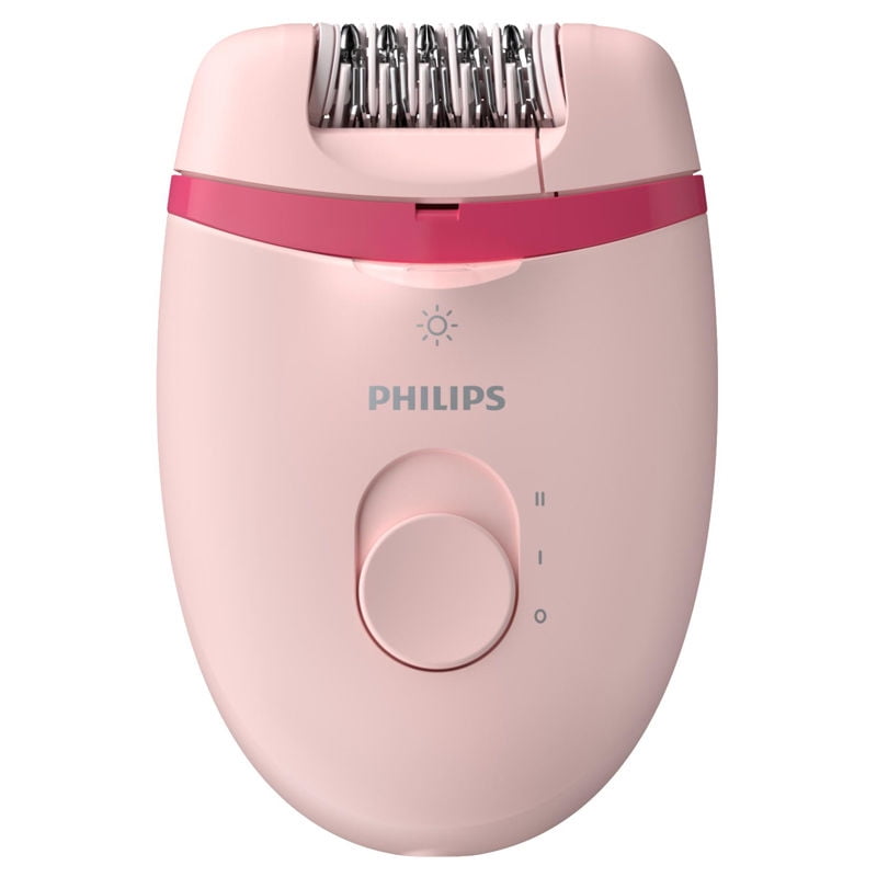 Philips - Depiladora Compacta Ut Ecowood -Pt3 8 Satinelle Essential Rosada