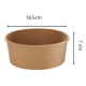 thumbnail image 2 of Pack50 envase bowl polipapel kraf desechable 1300cc tapa #2, 2 of 3