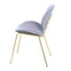thumbnail image 3 of Pack 4 Sillón Angelica Velvet Gris | Sala, Dormitorio u Oficina, 3 of 4