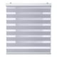 thumbnail image 1 of Cortina Roller Duo Zebra 100x180cm Gris Noche y Día, 1 of 2