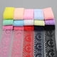 thumbnail image 3 of Namzi Ribetes de Encaje de Color Sólido de 360 X 1.57 Pulgadas, Ribete de Encaje Calado para Accesorios de Ropa, Pijamas, Puños, Cortinas, Textiles para el Hogar y Decoración, Negro, 3 of 3