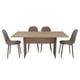 thumbnail image 3 of Juego De Comedor 6 Sillas Sin Brazo Rovere - Café Claro, 3 of 8