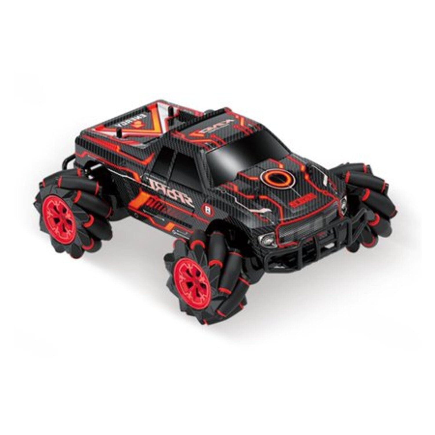 Willesu - Camioneta 4x4 Control Remoto 2.4ghz - Todo Terreno Roja