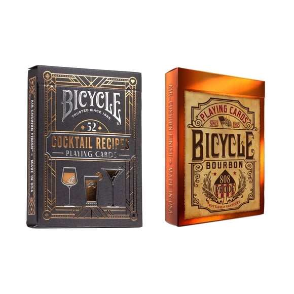 Naipes Bicycle Bourbon & Cocktail, set de 2 mazos