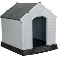 Total Upgrate - Casa Para Mascotas Perros Pequeña Pvc 72X14X67Cm Gris