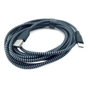 Gen - Cable Usb Tipo C De 3 Metros Reforzado En Tela Para Celular