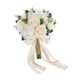 thumbnail image 2 of Ramo De Novia Con Flores Artificiales Decorativas Para Novias Blancas, 2 of 5