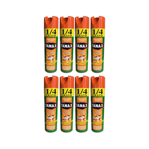 Tanax - Pack 8 Insecticida En Aerosol 220Cc Casa Y Jardin