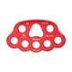 thumbnail image 3 of 8 Agujeros Placa De Aparejo De Pata Escalada En Roca Conector De Punto De Anclaje Múltiple Rojo, 3 of 3