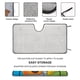 thumbnail image 2 of Parasol para Parabrisas Desmarcar Heathcliff y los Gatos Cadillac 130cm x 70cm, 2 of 6