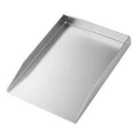 Genérico - Plancha Churrasquera Acero Inox 28X42 Color Plata