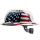 thumbnail image 1 of Hard Hat Lift Safety DAX con diseño de bandera estadounidense de ala completa, 1 of 5