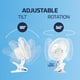 thumbnail image 5 of Ventilador con clip NEXAIR NF001-WH-Q de 6 pulgadas, 2 velocidades, rotación 360, 5 of 7