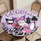 thumbnail image 5 of Kuromi theme Fitted Round Tablecloths Elastic Edged Table Covers Waterproof Table Cloth For Kitchen Holiday Party Tables Decor 150cm, 5 of 6