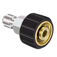Magideal - Boquillas Adaptadoras Para Lavadora A Presión De Latón De 3/8 Pulgadas A M22, Accesorios Resistentes Al Desgaste Schnelle M22 De 14Mm Para Pistola De Macho A M22