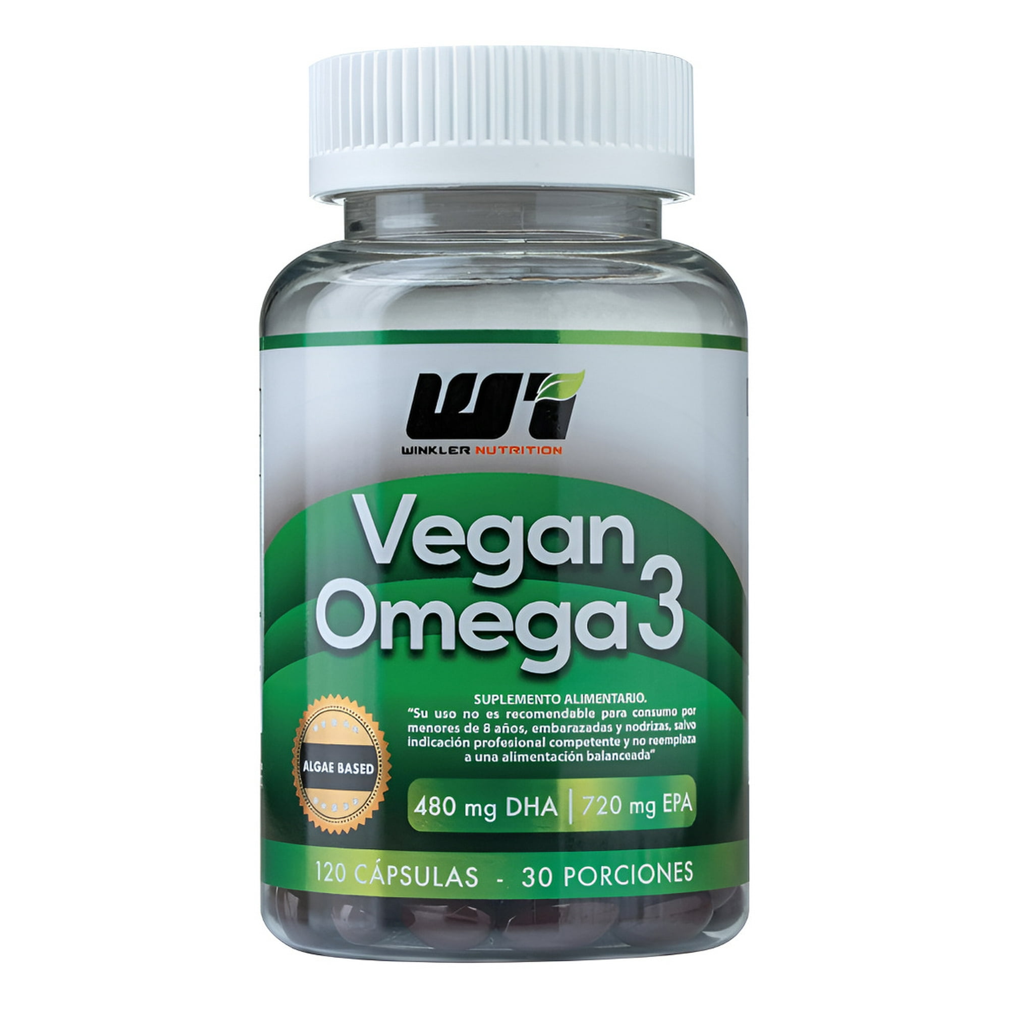 Winkler Nutrition - Omega 3 Vegano 120 Cápsulas Blandas