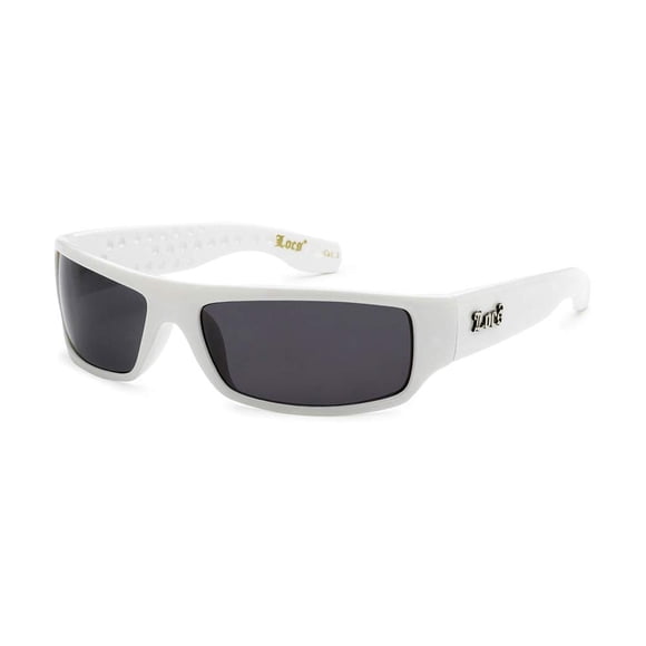 Gafas de Sol Locs Hardcore Estilo Envolvente Blanco