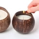 thumbnail image 3 of Set 5 cuencos coco con velas aromáticas beige, 3 of 3