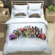 thumbnail image 1 of x818 Bed SheetsMinnie Pattern Quilt Cover With Pillowcases Microfiber Digital Printed Bedding Set Twin Full 3-Piece Bedding Set (1 Duvet Cover + 2 Pillow Shams) nj818, 1 of 5