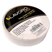 Lavoro - Cinta De Fijar Doble Contacto, Transferible 24Mm X 13,7 Mts. Blanco