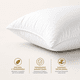 thumbnail image 2 of Set x2 Almohadas de Pluma Royal Cloud Duo Biancobelo 50x70 para Descanso Premium, 2 of 7