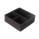 thumbnail image 3 of 4 Cubos De Almacenamiento Tejidos, Contenedores Organizadores Para Cajón, Coche, Mesa, Marrón Oscuro, 3 of 5