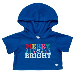 Build A Bear - Polerón Azul Merry Y Bright Build-A-Bear