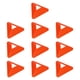 thumbnail image 5 of 10 conos de entrenamiento de fútbol, ​​conos de agilidad, conos de disco, conos triangulares de fútbol para juegos, césped y jardín. Naranja, 5 of 5