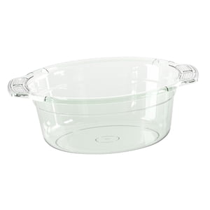 Magideal - Fregadero, Lavavajillas, Fregadero De Cocina, Cestas Para Lavar Platos Transparentes De Alta Capacidad, Cuenco, Cesta De Lavandería Para Almacenamient Medio