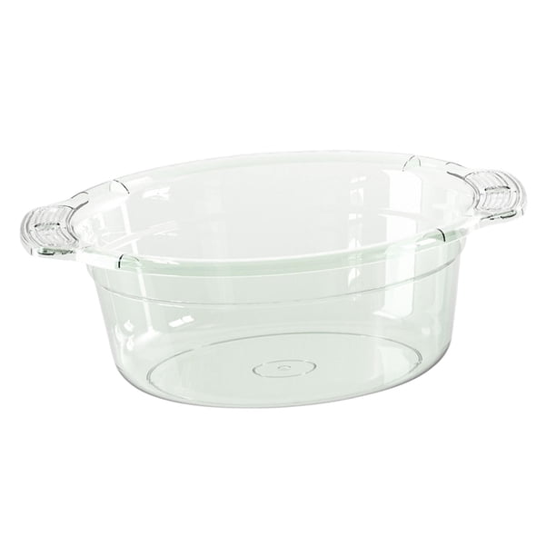 Fregadero, lavavajillas, fregadero de cocina, cestas para lavar platos transparentes de alta capacidad, cuenco, cesta de lavandería para almacenamient Medio