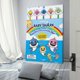 thumbnail image 3 of Baby Shark Cuadro decorativo colgante - Arte de pared - Póster enmarcado - Decoración de pared - Regalos para familia, amigos y aficionados 20*30 cm, 3 of 6