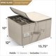 thumbnail image 2 of Estuche de Almacenamiento para Copas de Vino Sorbus 40 × 30 × 25 cm Beige – 12 Piezas, 2 of 6