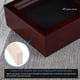 thumbnail image 2 of Marco Shadow Box de 5 x 5 pulgadas, 1 DOT2, pequeño, con cristal HD de madera de pino, 2 of 5