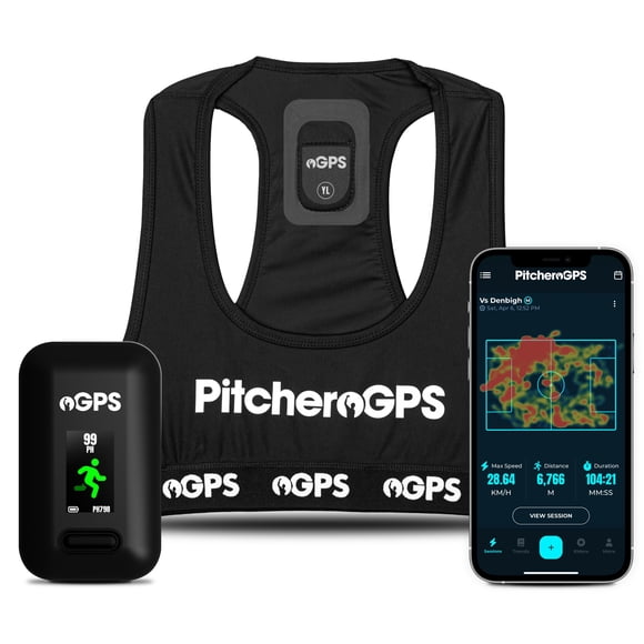 Chaleco de fútbol con rastreador GPS Pitchero + 60 días de acceso a la app