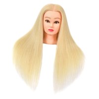 Magideal - Modelo De Cabeza De Maniquí De Cosmetología, Cabeza De Maniquí De Exhibición De Cabeza De Entrenamiento Para Entrenamiento De Peluquería, Práctica De Blanco