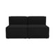 thumbnail image 1 of Sofa Madrid Dos Cuerpos Lino Negro, 1 of 3