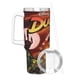 thumbnail image 3 of Patoaventuras Vaso aislado de acero inoxidable con asa, diseño temático, regalo para familia, amigos y fans; incluye pajita y encaja en el portavasos estándar, 40 oz, 3 of 6