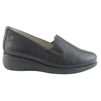 Mocasin De Cuero Chalada Mujer Cala-2 Negro Casual