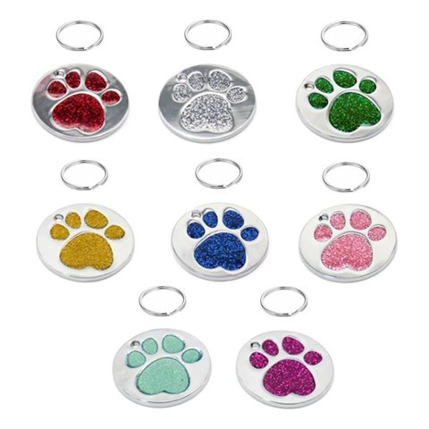 Genérico - Paq 12 Chapas De Identificacion Perros Y Gatos Mascotas Lau