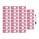 thumbnail image 1 of 30 Uds. Divisores De Tamaño De Estante De Ropa, Divisores De Armario En Blanco Para Tienda De Ropa Para El Hogar, Rosa, 1 of 5