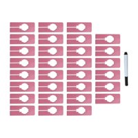 Bothyi - 30 Uds. Divisores De Tamaño De Estante De Ropa, Divisores De Armario En Blanco Para Tienda De Ropa Para El Hogar, Rosa